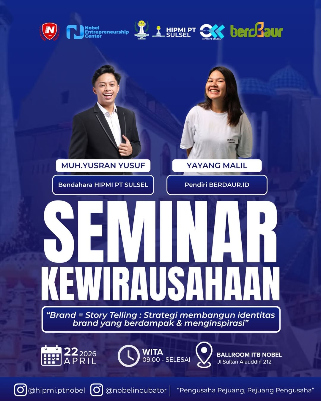 Seminar Kewirausahaan by NEC x HIPMI PT Nobel