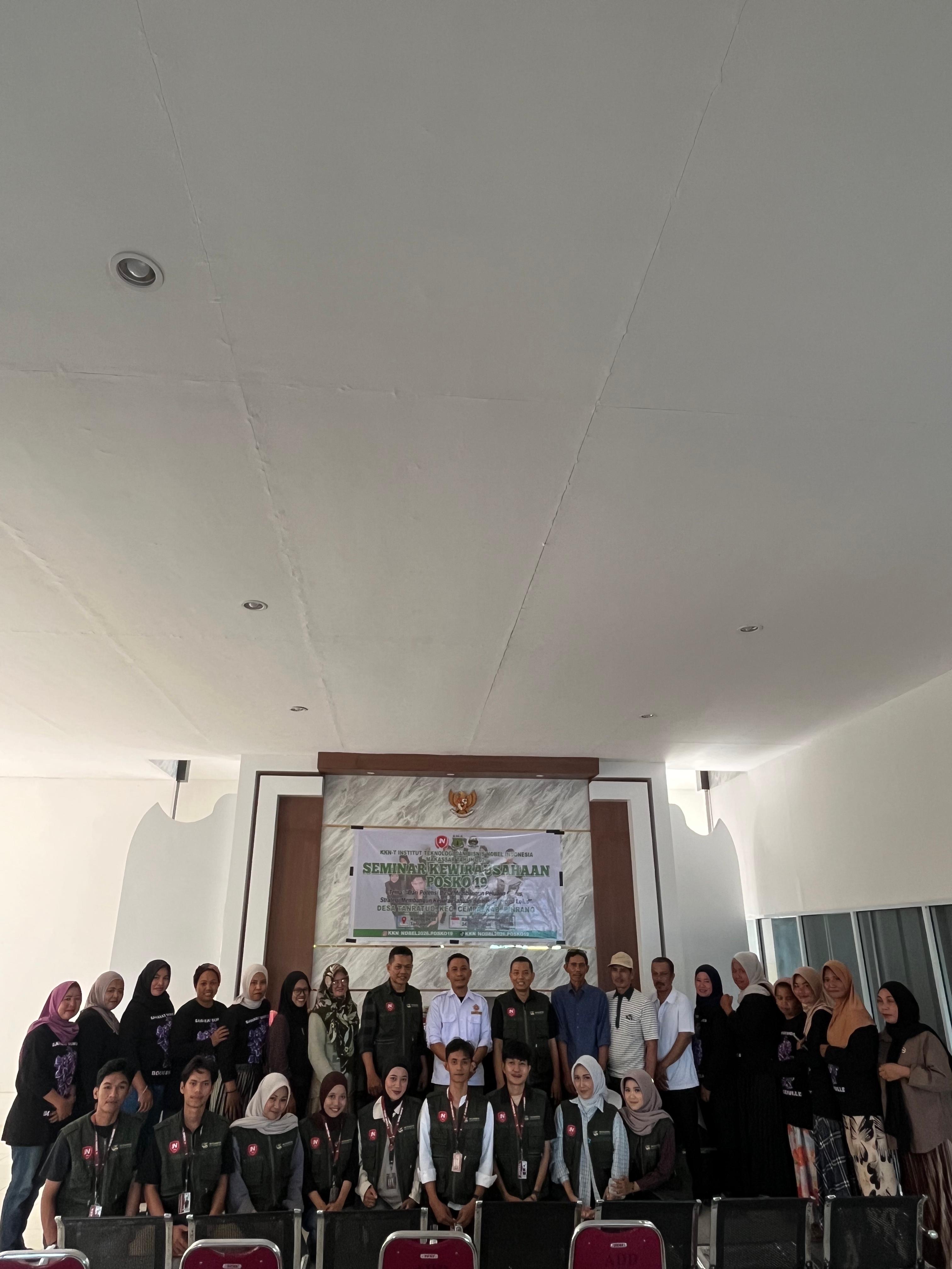 Sinergi KKN ITB Nobel Indonesia dan Pemdes Tenratuo Dorong UMKM Lokal